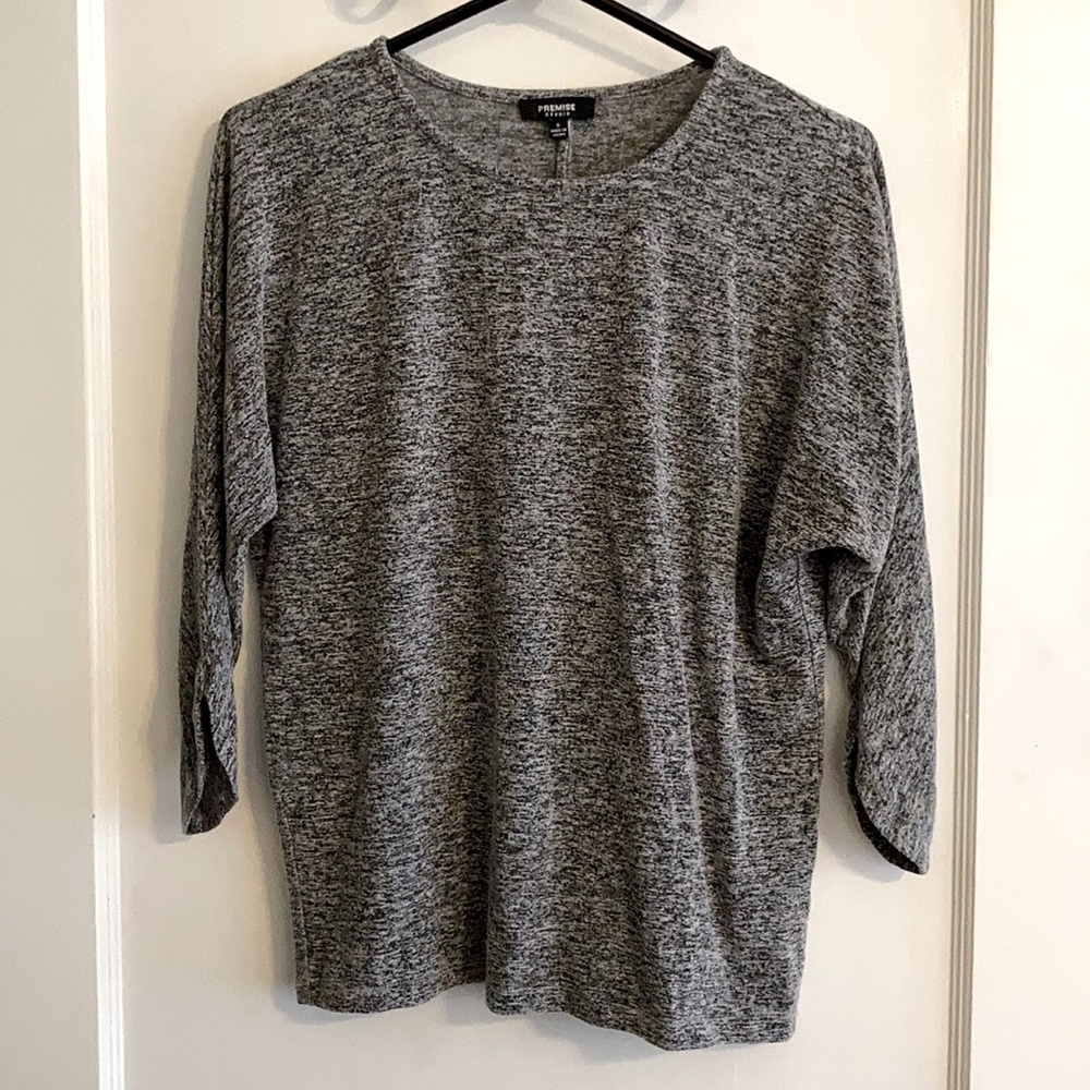 Heather 3/4 Length Sleeve Blouse